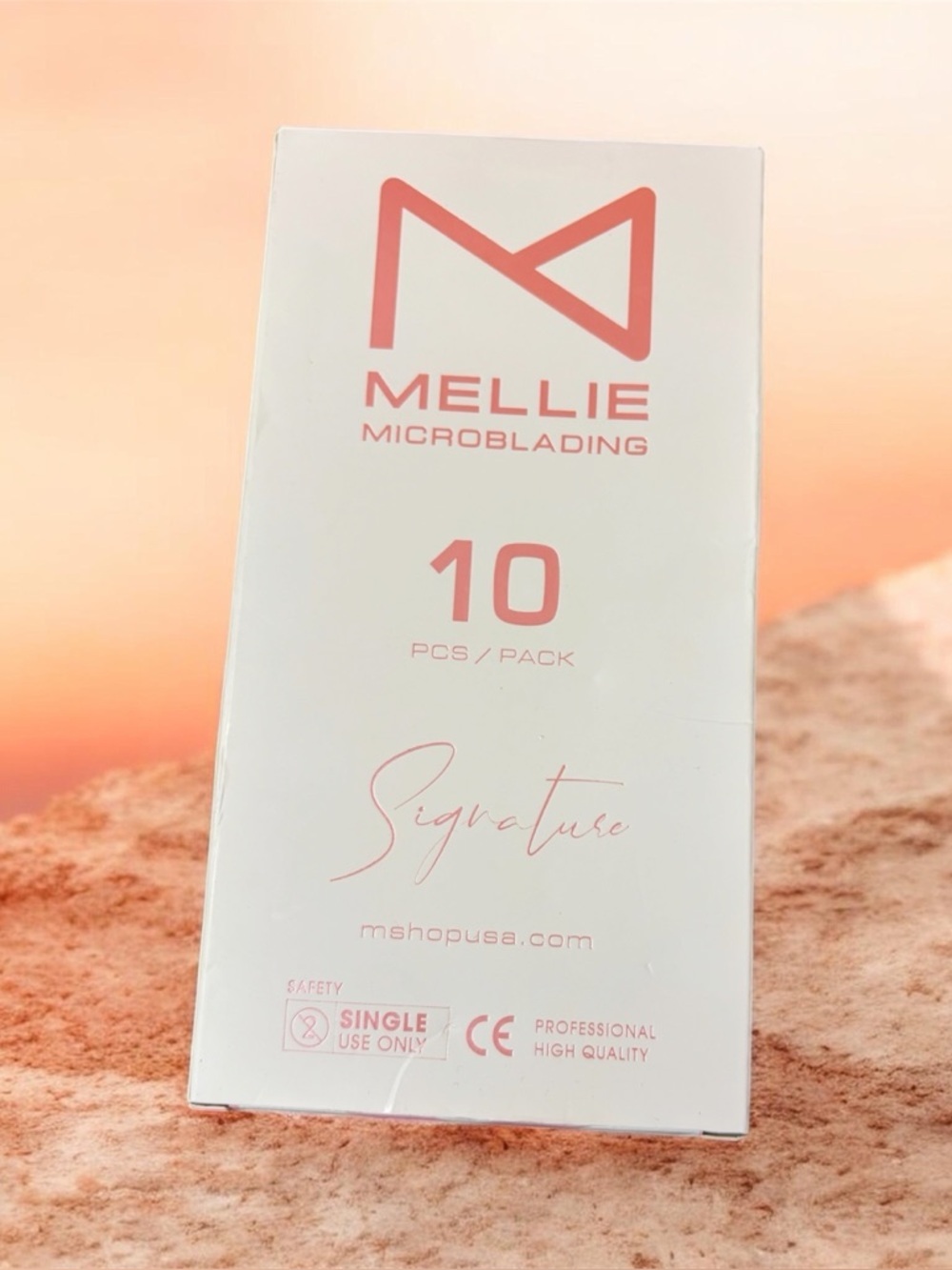 Mellie Microblading Pens - 10 Pack Signature Pink Metallic - Picture 2 of 6